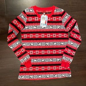 Vera Bradley x Peanuts Pajama Ribbed Long Sleeve Shirt and Jogger Pants